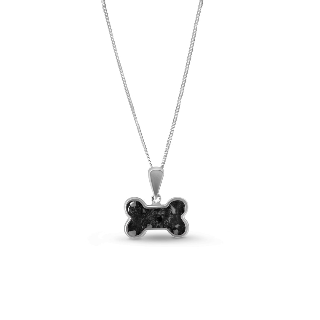 Dog Bone Memorial Ashes Necklace - Nicky Robin Memorial Jewellery