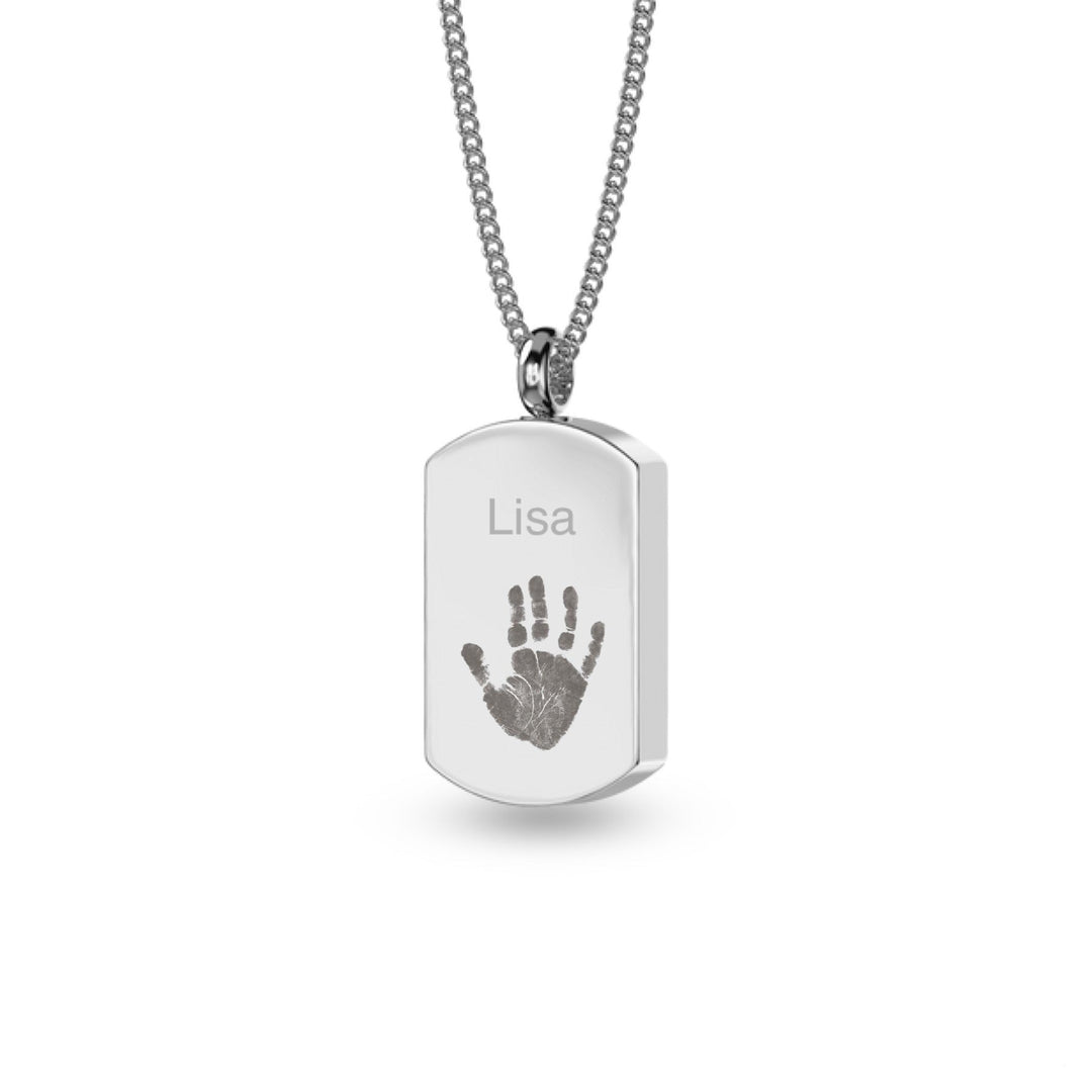 Custom Footprint Personalised Handprint Necklace My Personalised