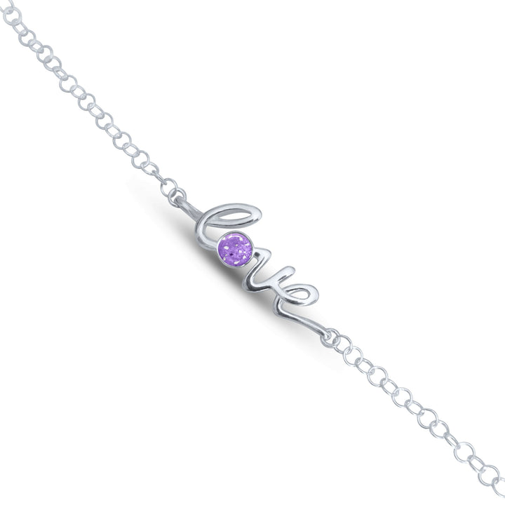 Love Statement Memorial Ashes Bracelet - Nicky Robin Memorial Jewellery