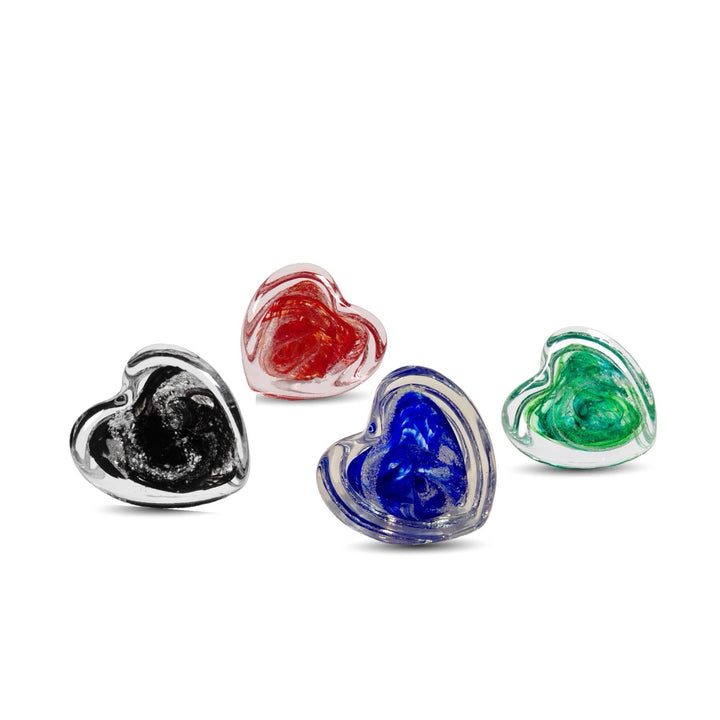 My Love Cremation Ashes Glass Paperweight - Nicky Robin Memorial Jewellery