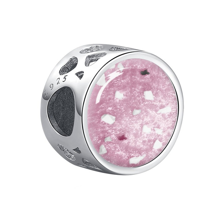 Opal Flutterby Memorial Ashes Charm Bead with Crystals - Nicky Robin Memorial Jewellery