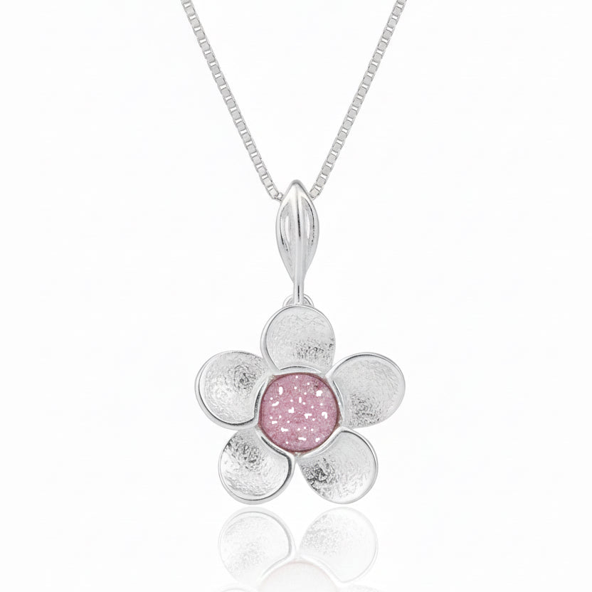 Pretty Buttercup Memorial Ashes Necklace - Nicky Robin Memorial Jewellery