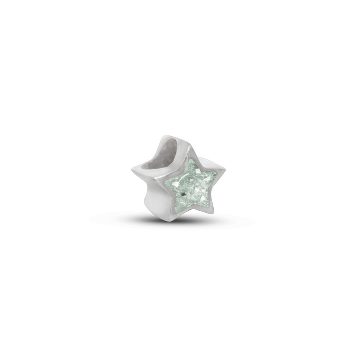 Star Memorial Ashes Charm Bead - Nicky Robin Memorial Jewellery