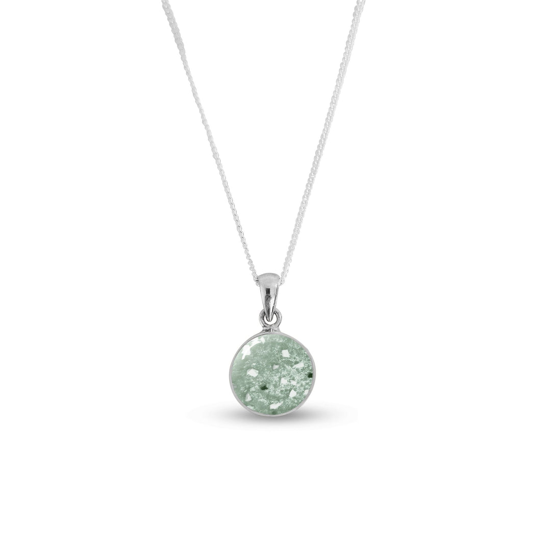 Timeless Round Memorial Ashes Necklace - Nicky Robin Memorial Jewellery