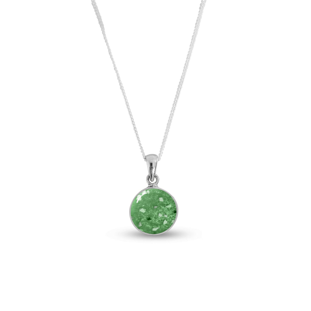 Timeless Round Memorial Ashes Necklace - Nicky Robin Memorial Jewellery