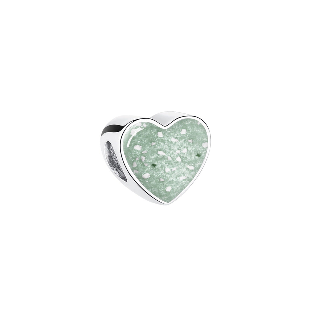 True Heart Memorial Ashes Charm Bead - Nicky Robin Memorial Jewellery
