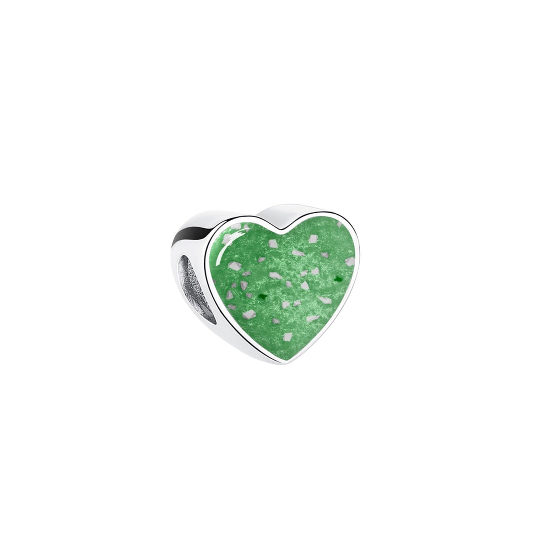 True Heart Memorial Ashes Charm Bead - Nicky Robin Memorial Jewellery