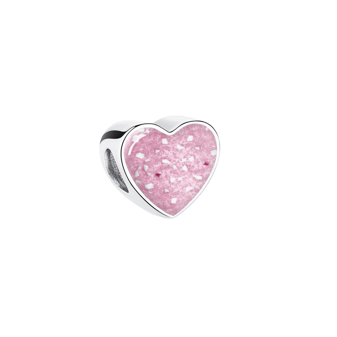 True Heart Memorial Ashes Charm Bead - Nicky Robin Memorial Jewellery