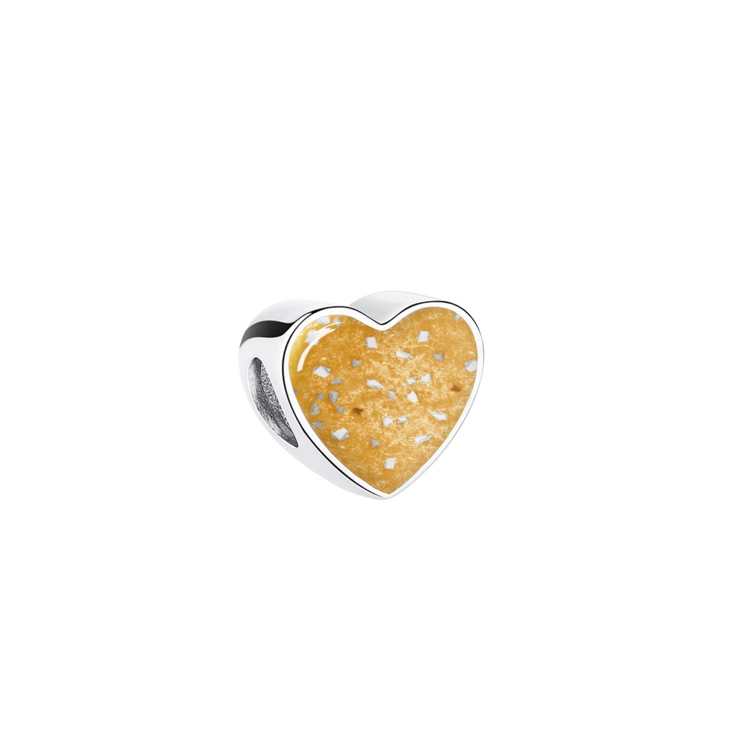 True Heart Memorial Ashes Charm Bead - Nicky Robin Memorial Jewellery