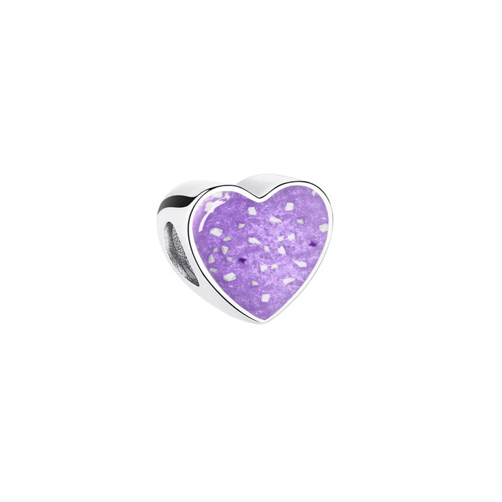 True Heart Memorial Ashes Charm Bead - Nicky Robin Memorial Jewellery