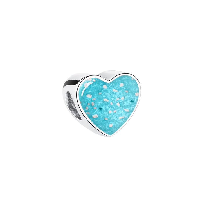 True Heart Memorial Ashes Charm Bead - Nicky Robin Memorial Jewellery