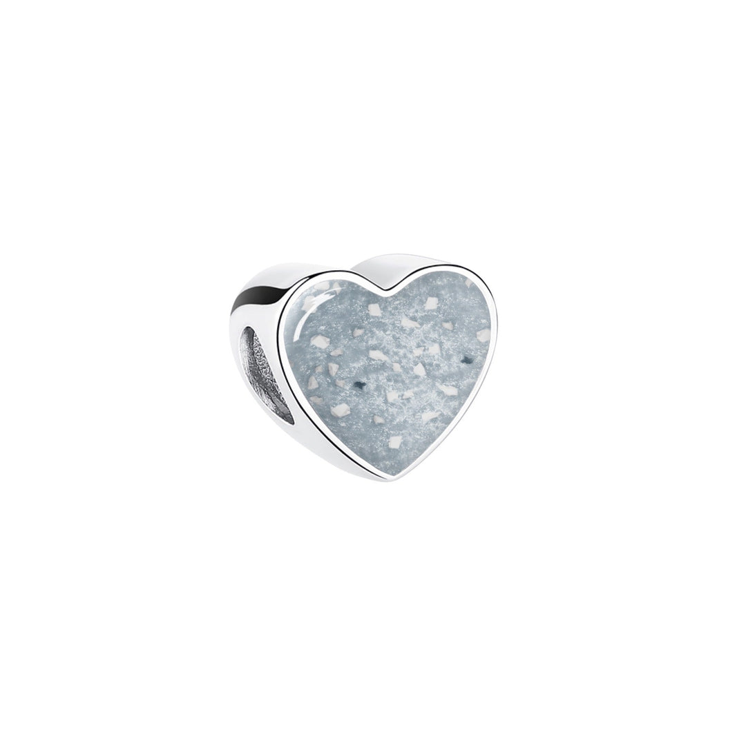 True Heart Memorial Ashes Charm Bead - Nicky Robin Memorial Jewellery