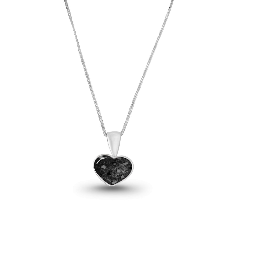 True Heart Memorial Ashes Necklace - Nicky Robin Memorial Jewellery