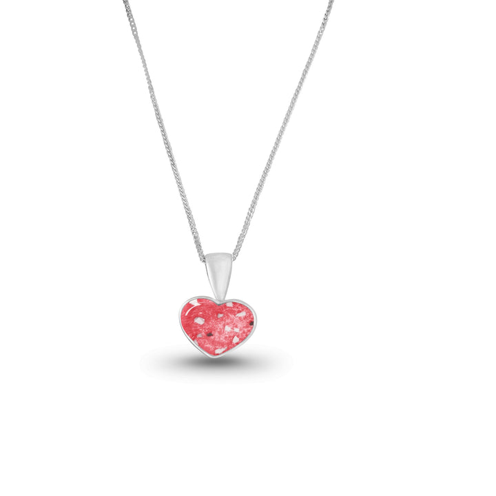 True Heart Memorial Ashes Necklace - Nicky Robin Memorial Jewellery